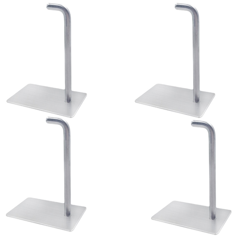 免打孔擀面杖挂钩挂钩墙厨房挂钩厨具砧板锅挂钩 直钩B3款款4个装