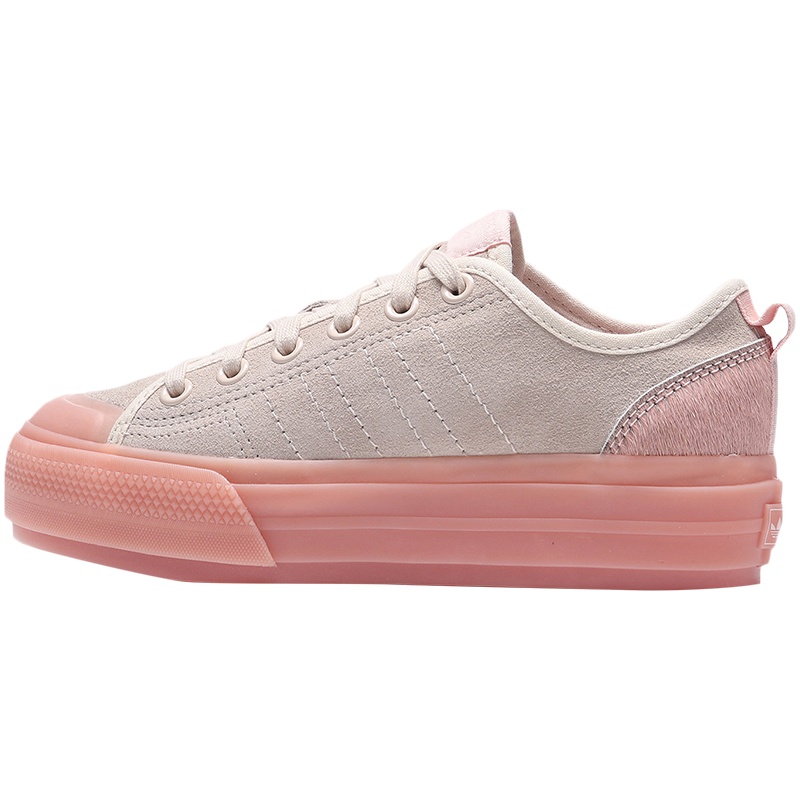 阿迪达斯三叶草女鞋板鞋NIZZA RF PLATFORM 休闲鞋FW0268