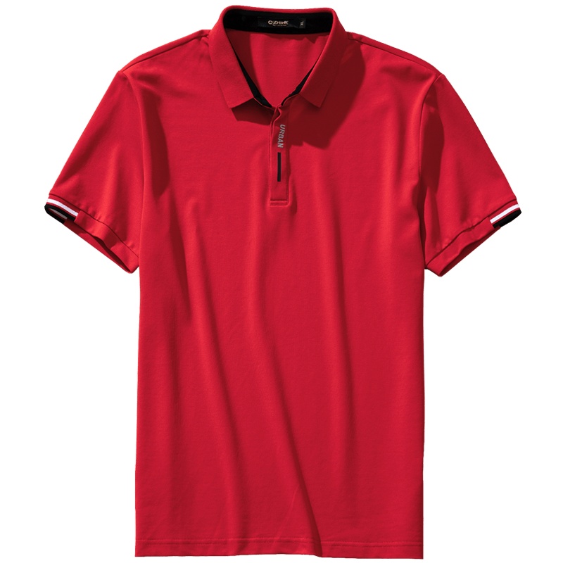 千纸鹤男士短袖polo2019春夏季新款青年韩版潮流休闲翻领T恤25015