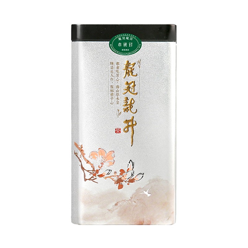 G20峰会指定用茶 纯手工炒制 西湖龙冠龙井茶叶木碗钉雨前一级清香典范纯单罐100g