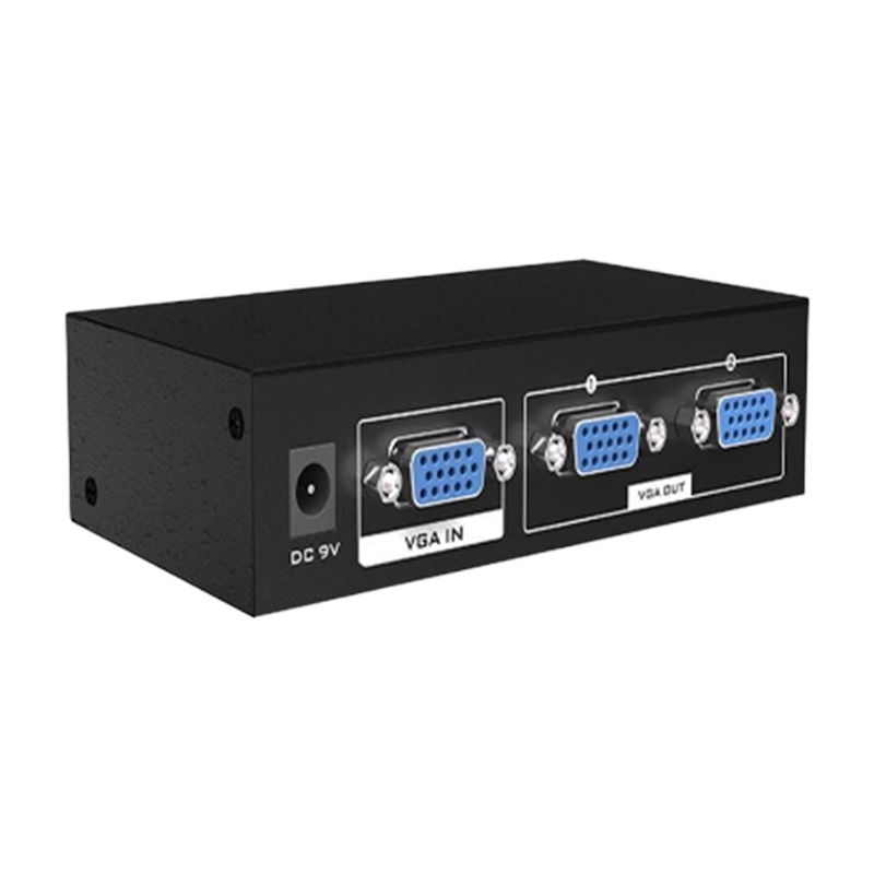 saikang VGA分配器 一分二 视频扩展分屏器 1进2出 MT-3502