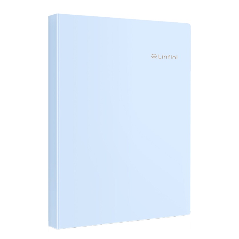 得力(deli)72413-40页资料册 2册装 A4文件册办公合同资料册档案册 学生试卷册多层插页袋文件袋