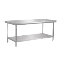 梦商 不锈钢双层平板工作台  1台