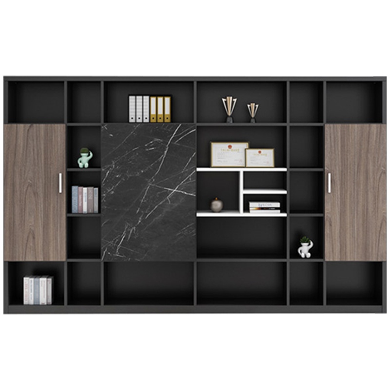 创世人 办公家具简约文件柜木质办公室背景柜子板式资料柜档案柜储物书柜