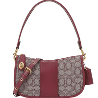 COACH SWINGER 腋下包 椭圆扣 织物 C0721