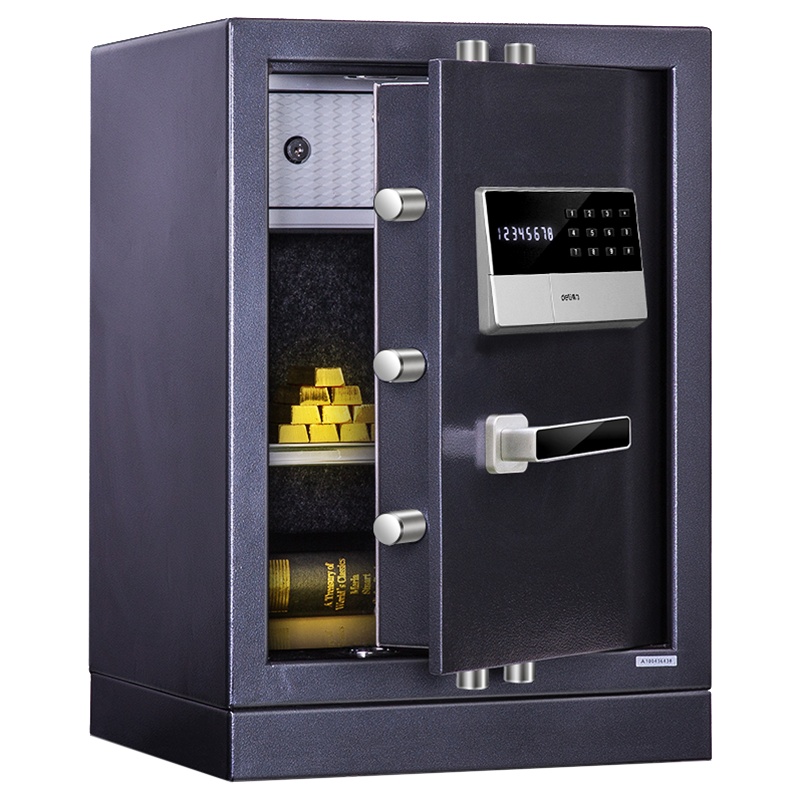 得力deli保险箱/柜系列3654A电子密码保管箱 家用办公防盗保管箱电子保管箱大型入墙保管箱
