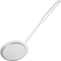 SSGP叁肆钢加厚80目滤油勺304不锈钢漏勺滤油网勺厨房油炸捞油勺去油脂捞油渣过滤网筛浮沫厨房用品