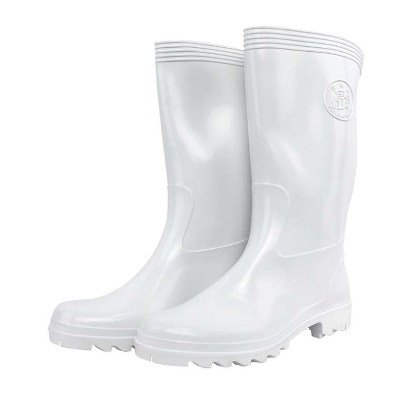 双安 PM95耐油食品靴 耐酸碱 模压靴 41码 白色