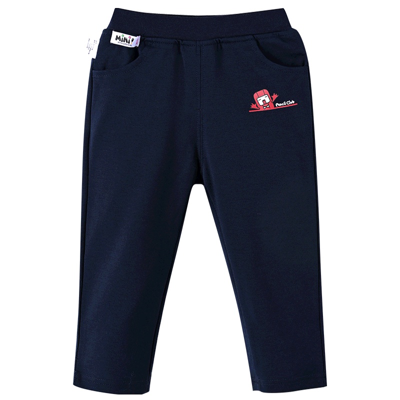 铅笔俱乐部童装2019秋冬新款男童加绒加厚裤子儿童长裤男小童长裤