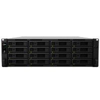 群晖(Synology)RS2818RP+16盘位四核心机架式NAS网络存储服务器144TB企业级SATA硬盘不规则体