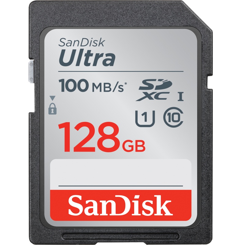 闪迪(SanDisk)128GB SD存储卡 C10 至尊高速版 读速100MB/s