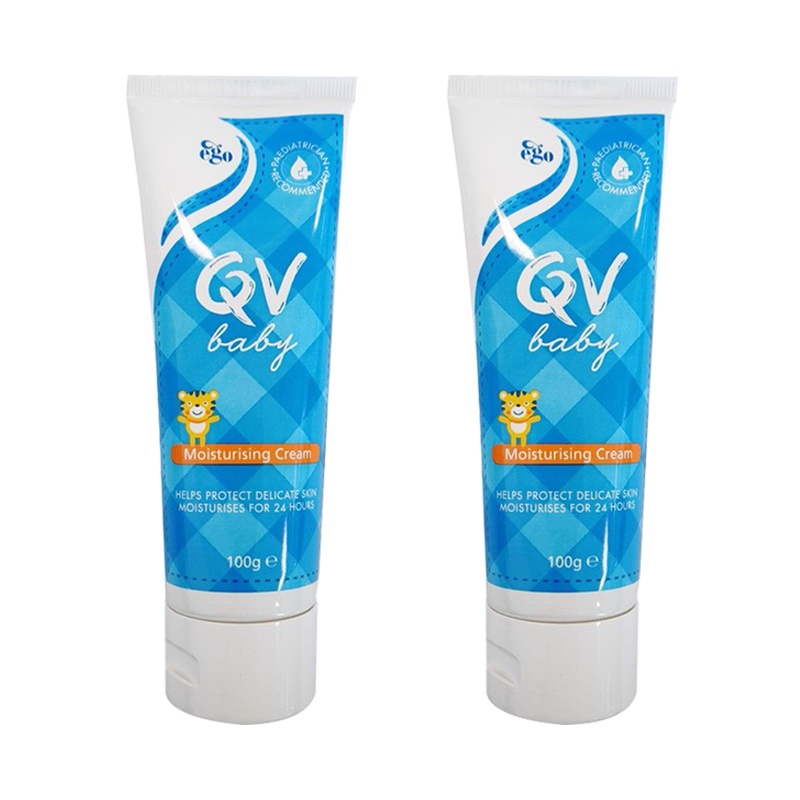 Ego QV意高婴幼儿小老虎面霜童保湿霜润肤露身体乳脸霜润肤乳婴儿雪花膏护脸100ml*2件装 澳洲进口