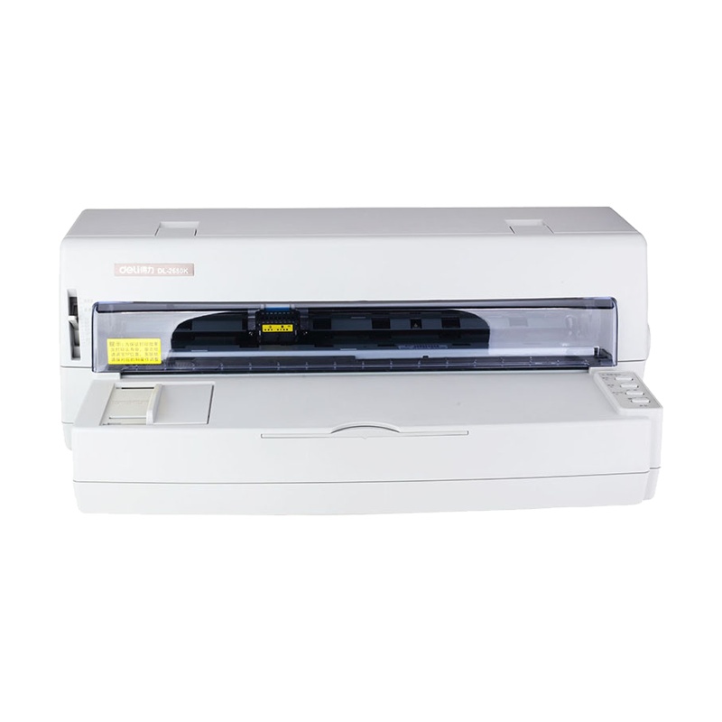 得力(deli)DL-2680K针式打印机 专业平推票据打印机 24针136列高速打印针式发票打印机 多联票据打印机