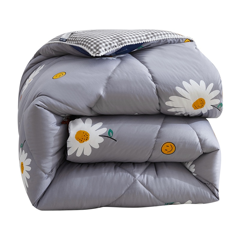 泰念(Tai nian)简约ins北欧风AB版洛卡棉印花冬被加厚保暖羽丝棉冬单双人学生宿舍秋冬季冬被被子被褥被芯