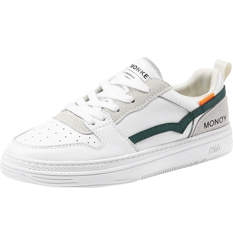 公猴小白鞋女春秋季薄款2020新款真皮百搭平底板鞋秋季透气ins潮鞋