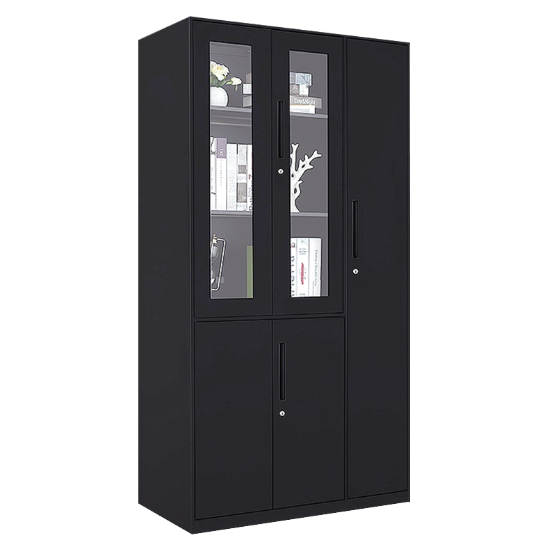 震海文件柜办公柜器械更衣柜五节柜办公室档案柜资料柜铁皮柜带锁家用柜子储物柜