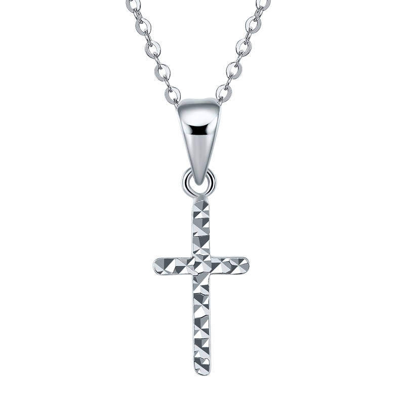 梦金园 铂金吊坠 十字pt950白金吊坠挂坠 可搭配项链 铂金首饰