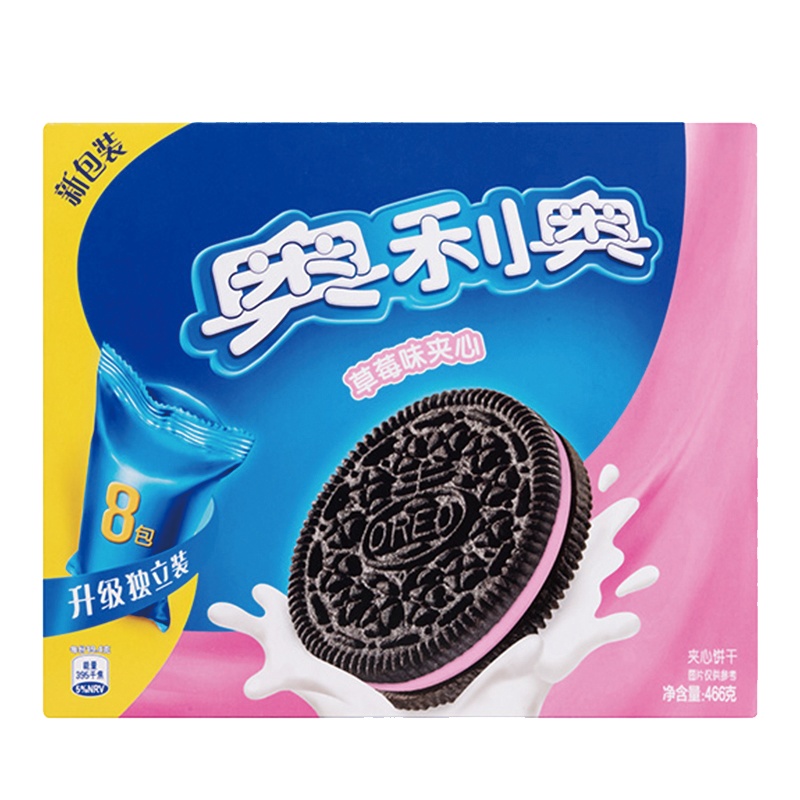 奥利奥夹心草莓味116g*24第一