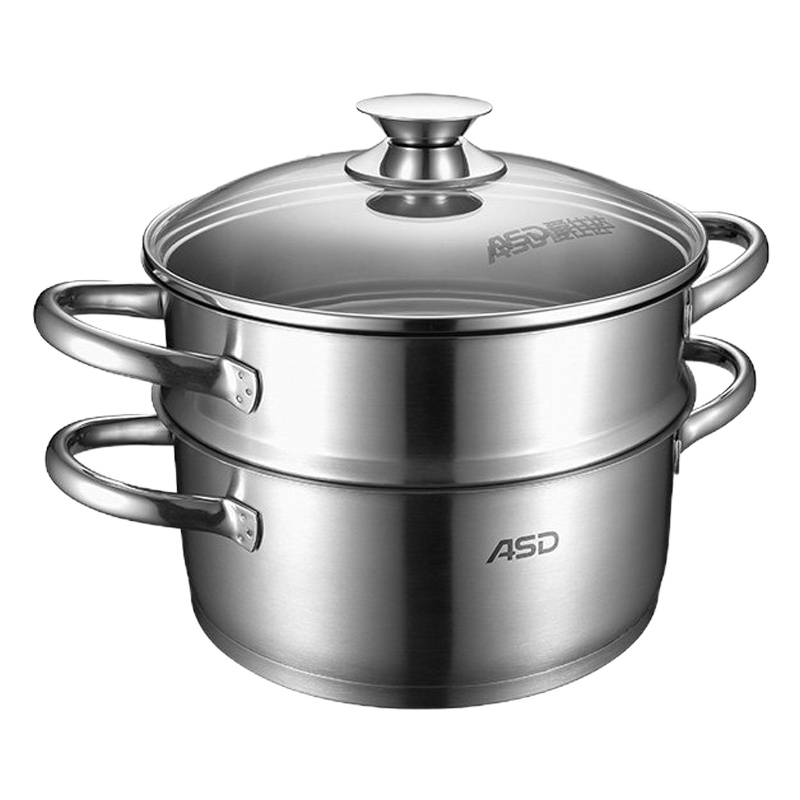 爱仕达不锈钢复底汤蒸多用锅 ZS22L1TG
