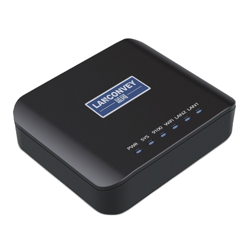 蓝阔 PS110U多功能USB打印服务器 打印机网络共享器