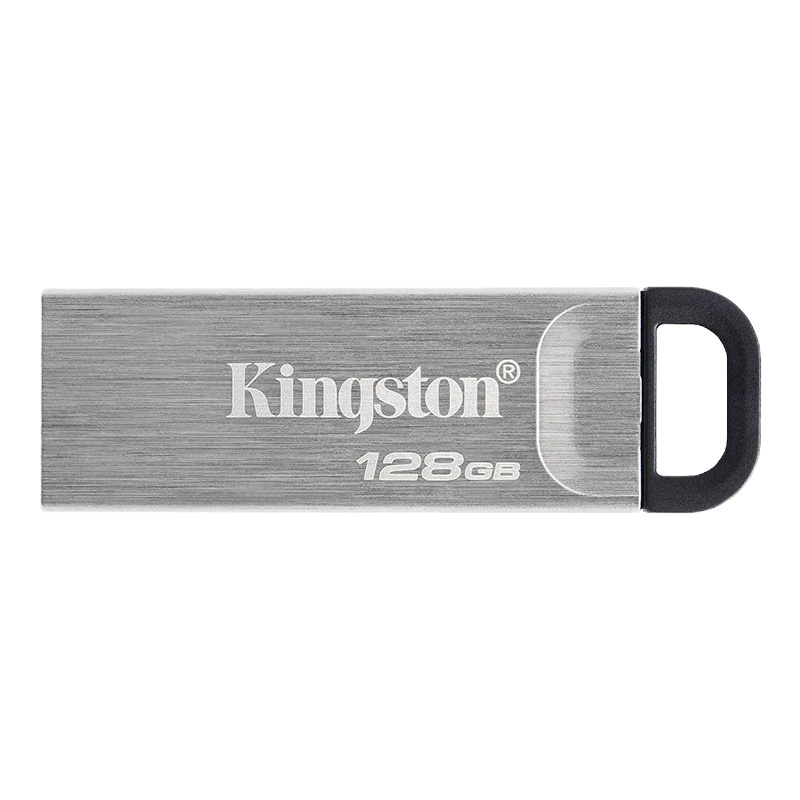 【免邮】金士顿（Kingston）128GB U盘 DTKN USB3.2 Gen 1读速200MB/s 银色