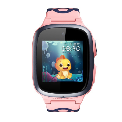 360儿童电话手表9X 移动联通电信4G全网通视频通话智能问答移动支付定位儿童电话手表 云霞粉