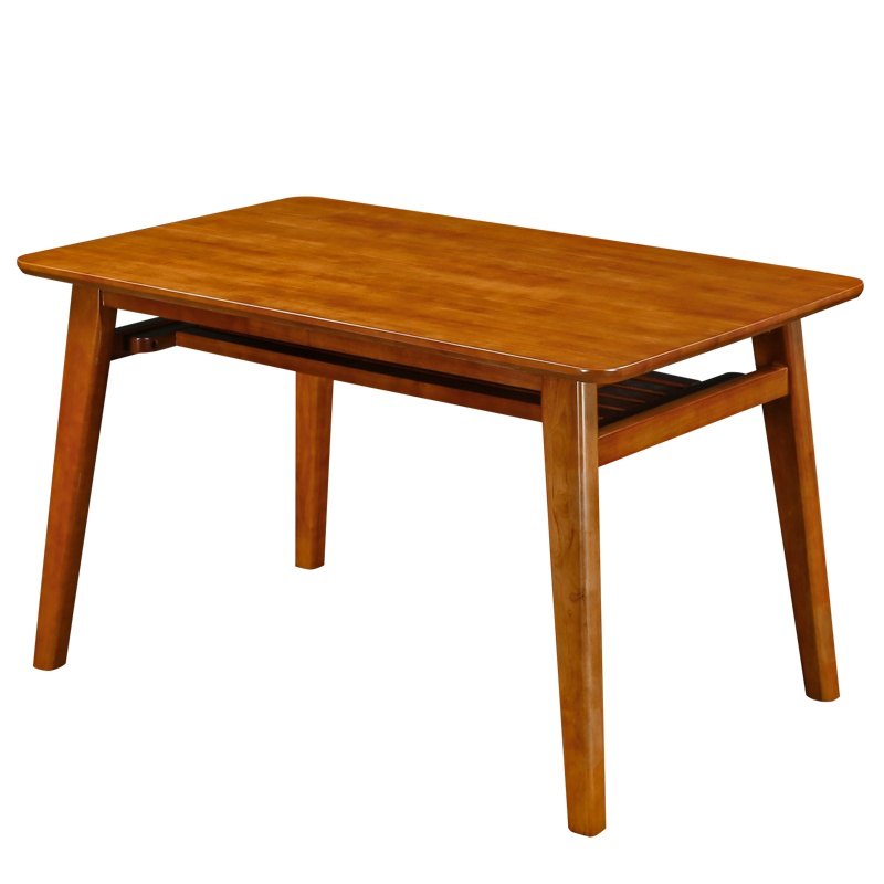 HiBoss长方餐台餐厅饭桌实木长方桌餐桌