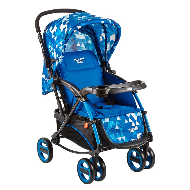 荟智(Huizhi)婴儿推车双向推杆童车可折叠坐卧躺调节可当摇椅摇篮HA606