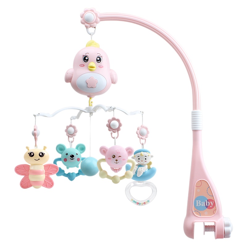 碟谜GT4 婴儿玩具手摇铃新生儿宝宝女孩0-1岁3-6-12个月幼儿益智玩具