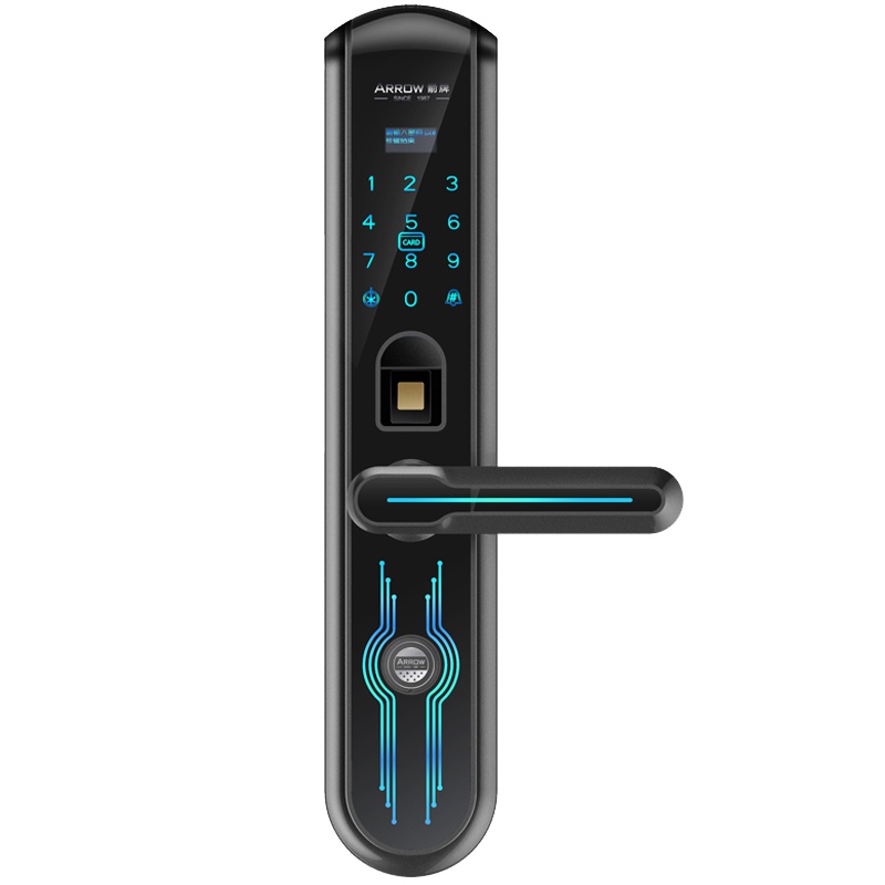 箭牌(ARROW)指纹锁家用防盗门智能锁指纹密码锁蓝牙远程app电子门锁防盗智能门锁A901W