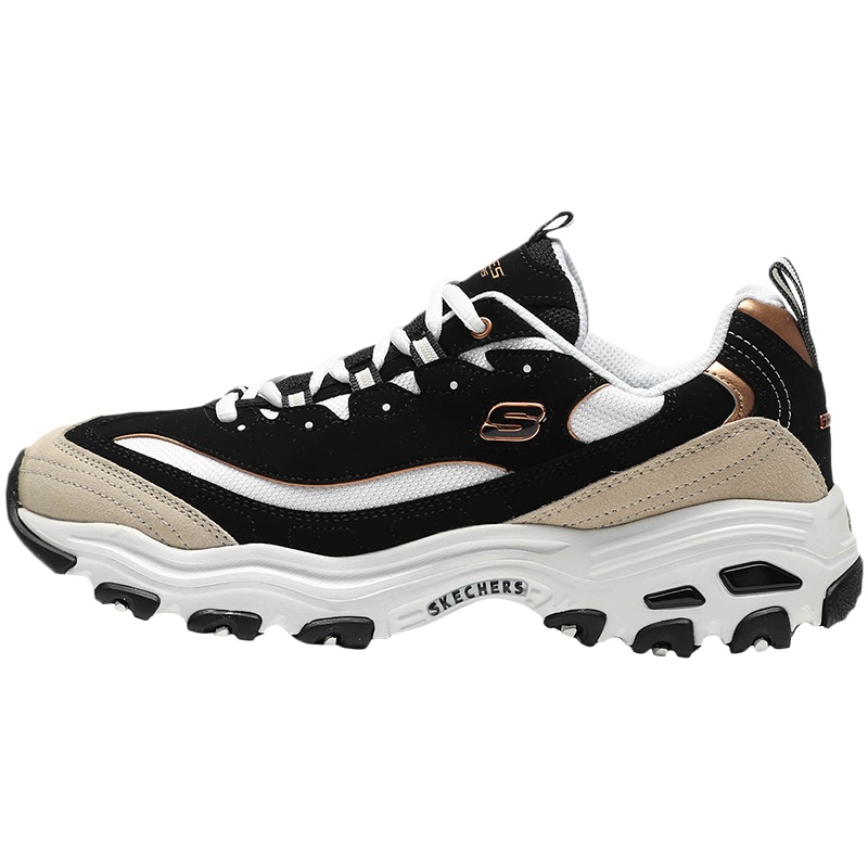 【自营】Skechers斯凯奇男鞋休闲鞋熊猫老爹鞋厚底运动鞋666114