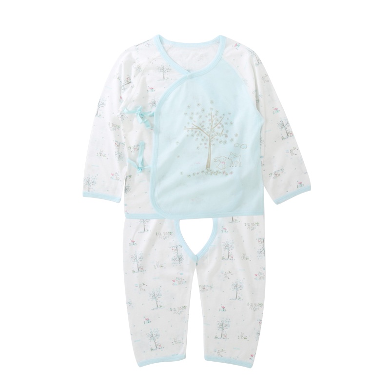 优简 新款春秋季长袖偏襟套装婴幼儿内衣裤男女童秋衣秋裤宝宝睡衣睡裤儿童衣服