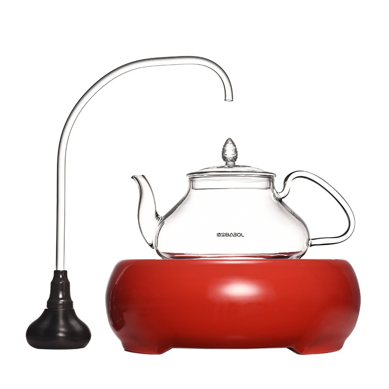 Babol/佰宝电子茶炉 YSL-1231 国产温控器家用智能电茶炉全自动上水全玻璃壶体小电磁炉办公室煮茶炉