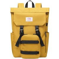 第九城（V.NINE） 双肩包男14英寸电脑背包防泼水大中学生校园书包