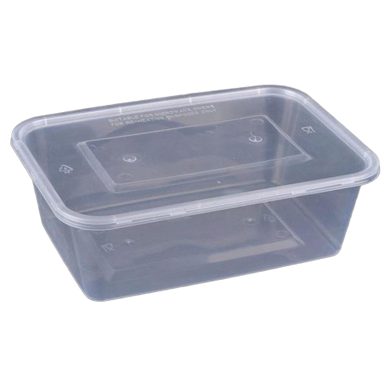 渤洋(BOYANG)方形餐盒A1000一次性带盖餐盒500个/箱