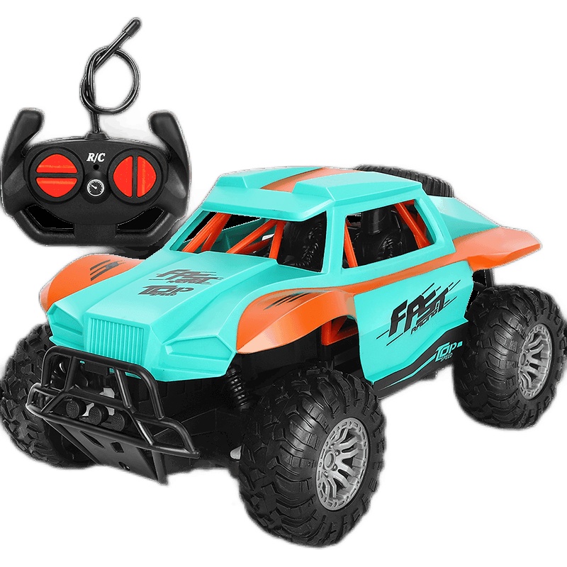 勾勾手(GOUGOUSHOU)遥控汽车儿童玩具男孩玩具遥控越野车攀岩充电防撞 1:16 越野车-青色