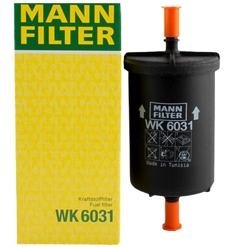 曼牌(MANN)燃油滤WK6031适配雪铁龙C2/C3-XR/C4L/C5/谛艾仕/标致/纳智捷/绅宝/Fortwo