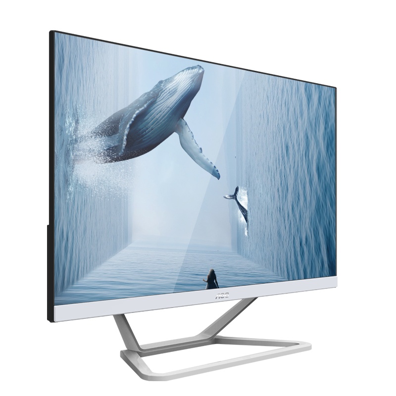 AOC722系列一体机电脑台式新锐龙R3整机超薄高清办公游戏23.8英寸 【AMD新品】