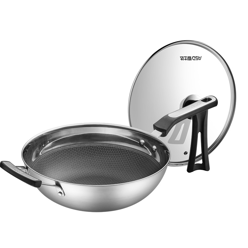 爱仕达(ASD) 锅具铁锅 CC30E3WG 防粘三层钢炒锅