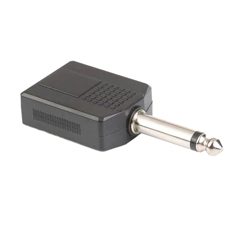 音频线一分二转接头 6.5公转双6.5母 单个装