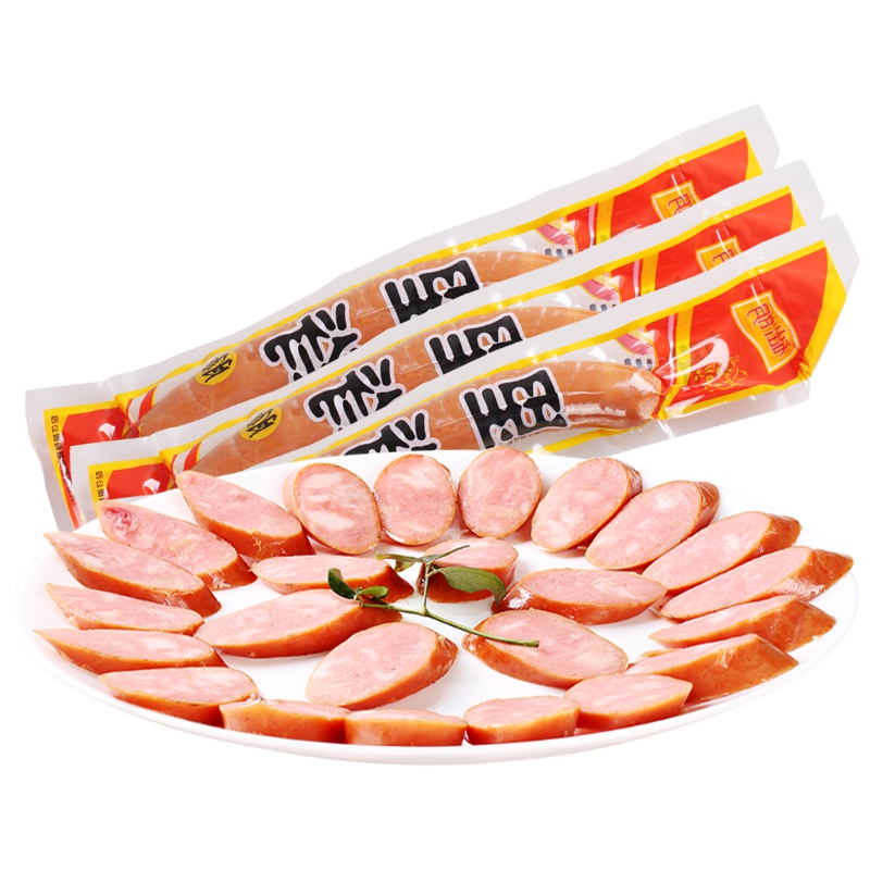 【础明】里脊香肠泡面搭档火腿肠158g*3共474g东北特产火腿切片