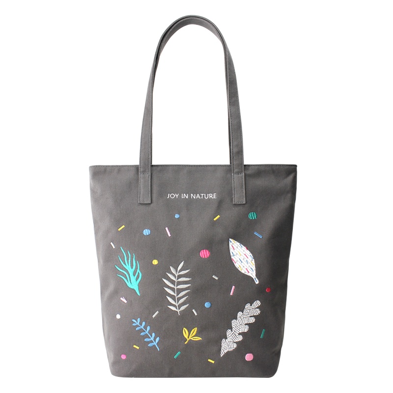 花间公主缤纷新款春季刺绣文艺清新单肩包手提帆布布女包休闲包