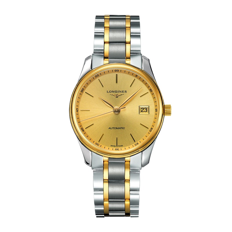 瑞士浪琴(Longines)手表 名匠系列全自动机械表男士手表36mm L2.518.5.32.7 条形金盘