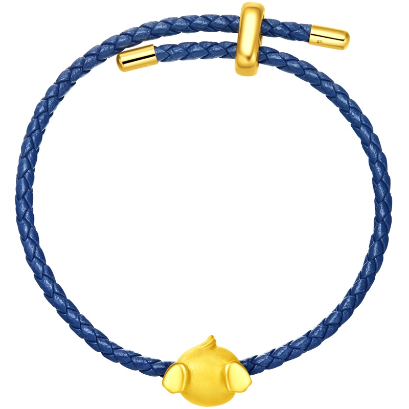 周大福 迪士尼经典系列 唐老鸭屁屁 定价足金金转运珠/吊坠/配绳R26099