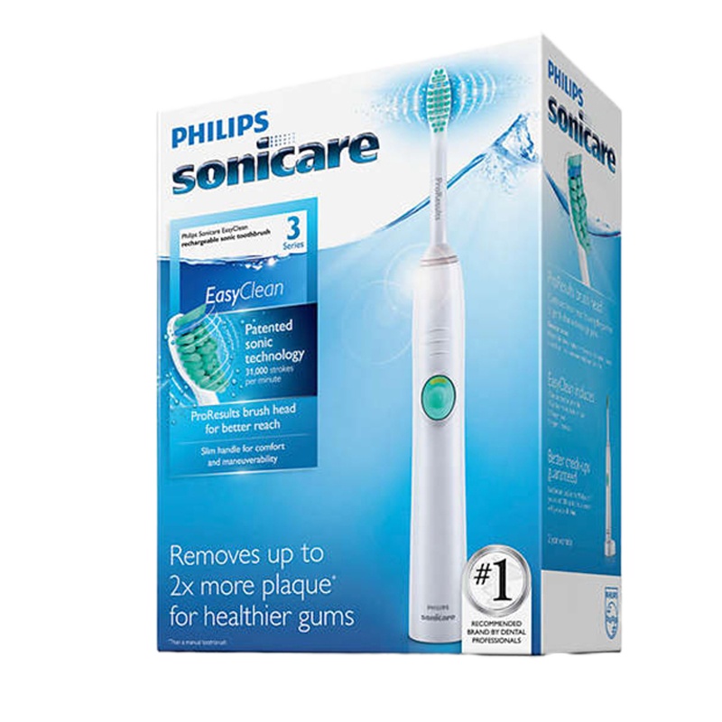 飞利浦(PHILIPS) 电动牙刷 成人声波震动(自带刷头*1) HX6511(新老包装随机发货)