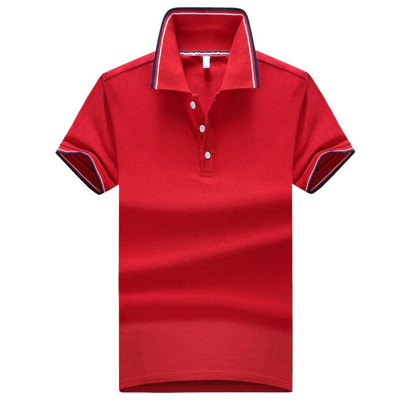新款男士夏季POLO衫短袖t桖商务休闲纯色翻领体恤 BC9501