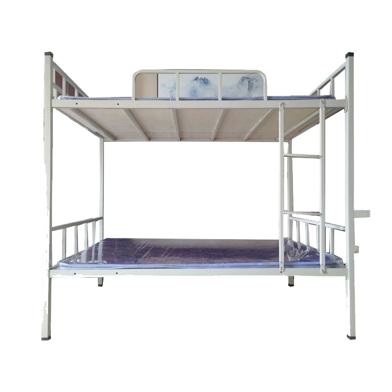 [规格:1米高低床]钢制 方管 学校宿舍床 学生床 铁架床 双层床 酒店成套家具 安全稳定