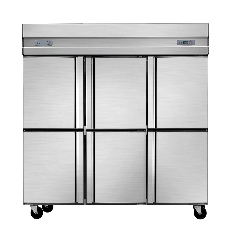 冰诗诺(BINGSHINUO) 1124L 六门冰箱商用大容量冷藏保鲜柜酒店厨房立式冷柜6开门不锈钢直冷冰柜
