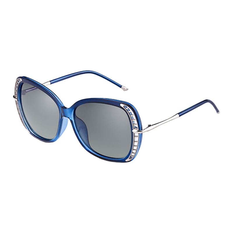 [帕莎]偏光太阳镜墨镜大框时尚潮女士反光眼镜可配近视镜