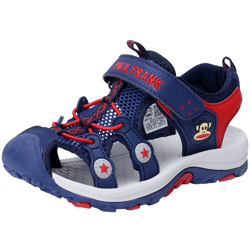 大嘴猴童鞋男童鞋子儿童凉鞋2018夏季潮学生鞋中大童男孩沙滩鞋女